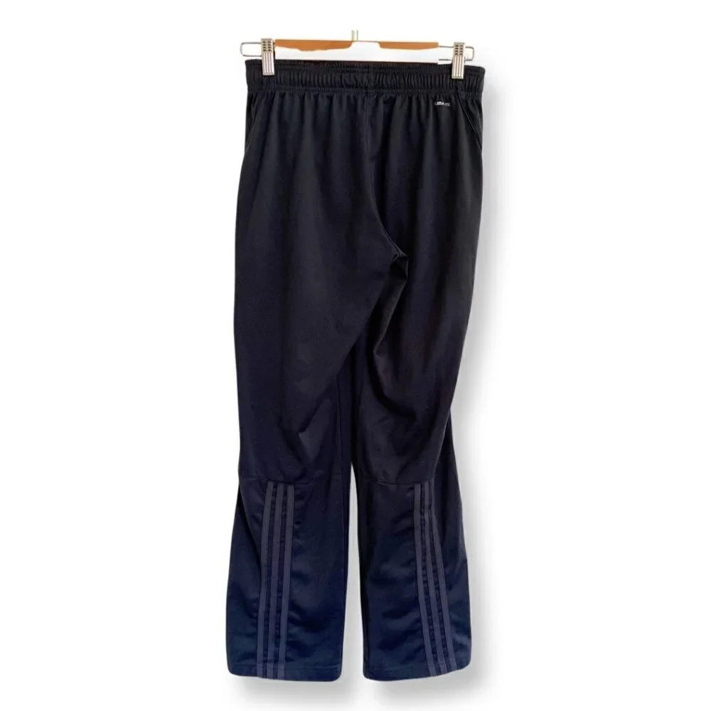Adidas Men’s Climalite 3-Stripe Active/Lounge Pants. Gray/Ink Blue. Size Small